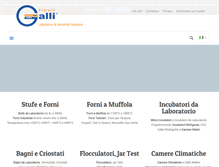 Tablet Screenshot of galli2europe.com